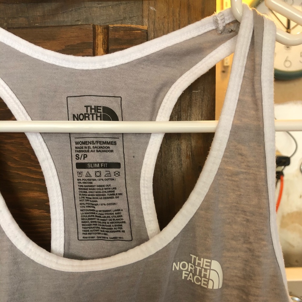 Grey North Face Tank Top